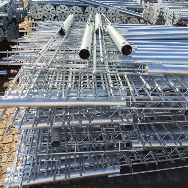 Hot Dipped Galvanized Metal Perfusion piles for Foundation  (2)